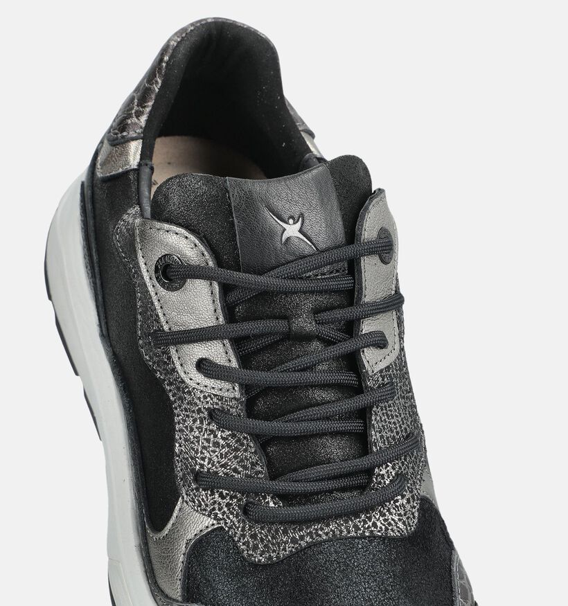 Xsensible Rainbow Zwarte Sneakers voor dames (379013) - geschikt voor steunzolen