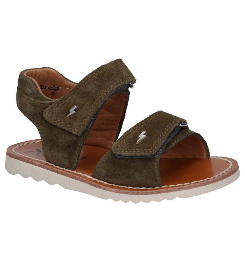 Pom d'Api Waff Easy Kaki Sandalen voor jongens (288601)