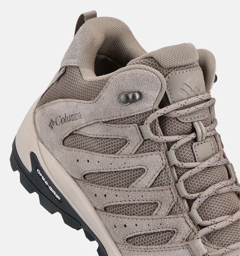 Columbia Redmond IV Mid Chaussures de randonn&eacute;e en Gris pour hommes (369720) - pour semelles orthop&eacute;diques