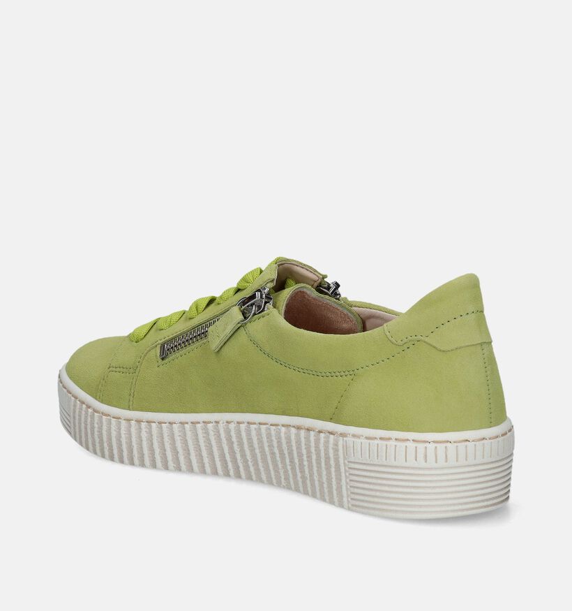 Gabor Best Fitting Chaussures à lacets en Vert pour femmes (336127) - pour semelles orthopédiques