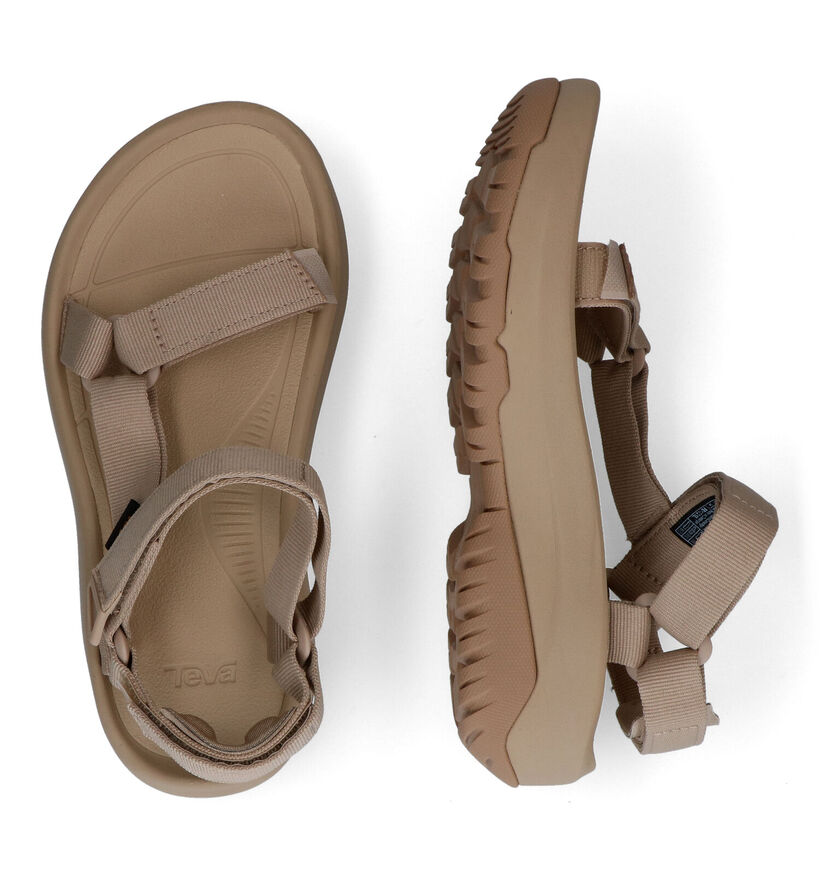 Teva Hurricane Sandales en Beige en textile (305554)