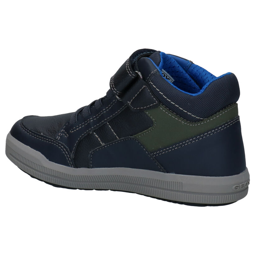 Geox Arzach Zwarte Sneakers in kunstleer (295084)
