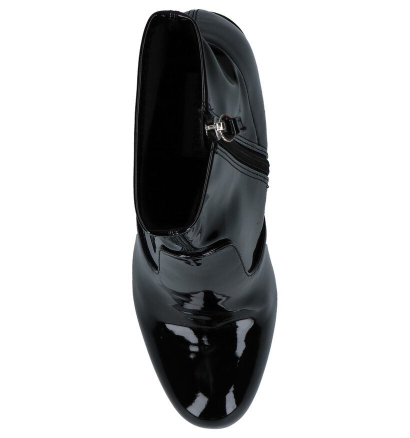 Steve Madden Gaze Zwarte Enkellaarzen met Hoge Hak, Zwart, pdp