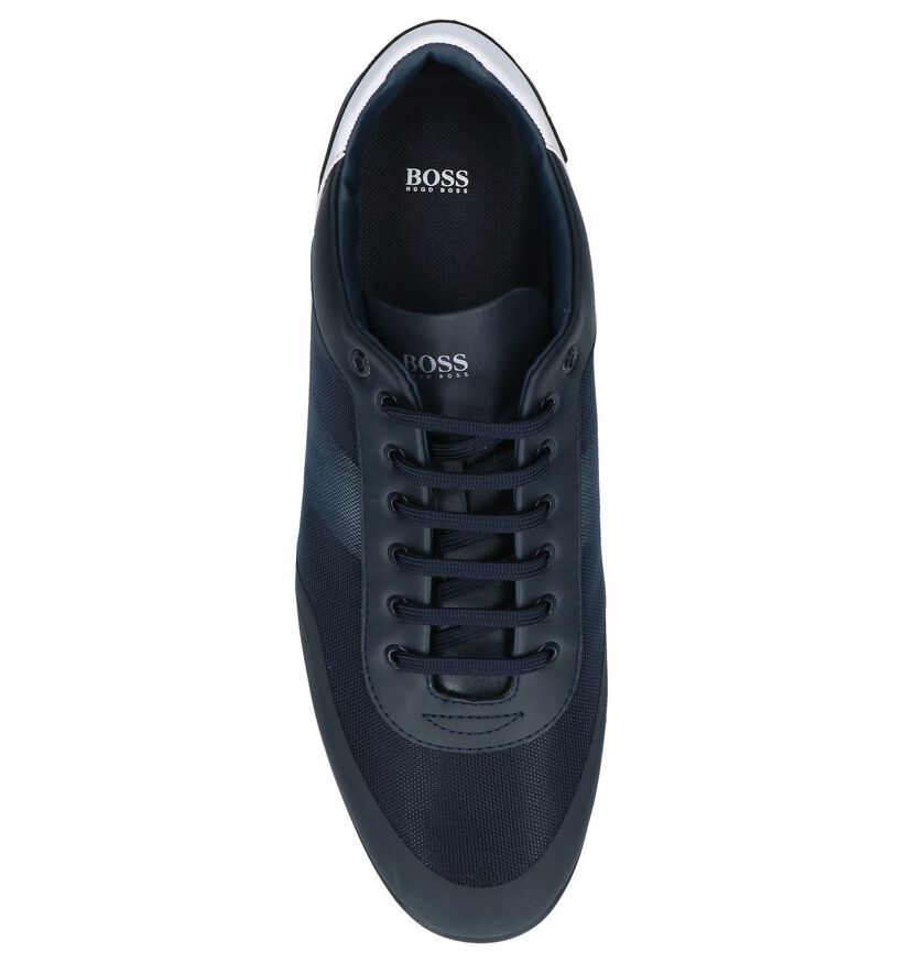 Hugo Boss Chaussures basses en Bleu foncé en simili cuir (237089)