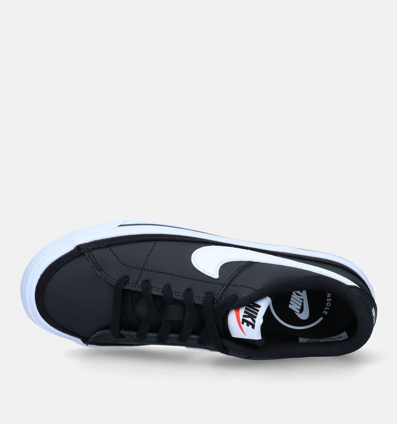 Nike Court Legacy GS Baskets en Noir pour filles, garçons (332201)