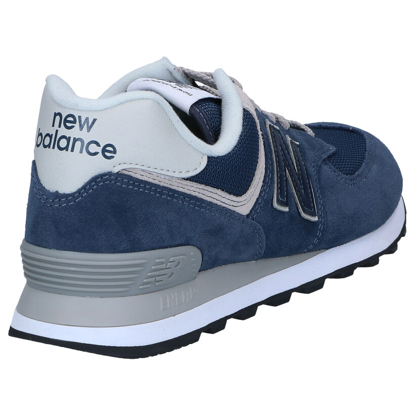 New Balance ML 574 Baskets basses en Gris pour hommes (353357) - pour semelles orthopédiques