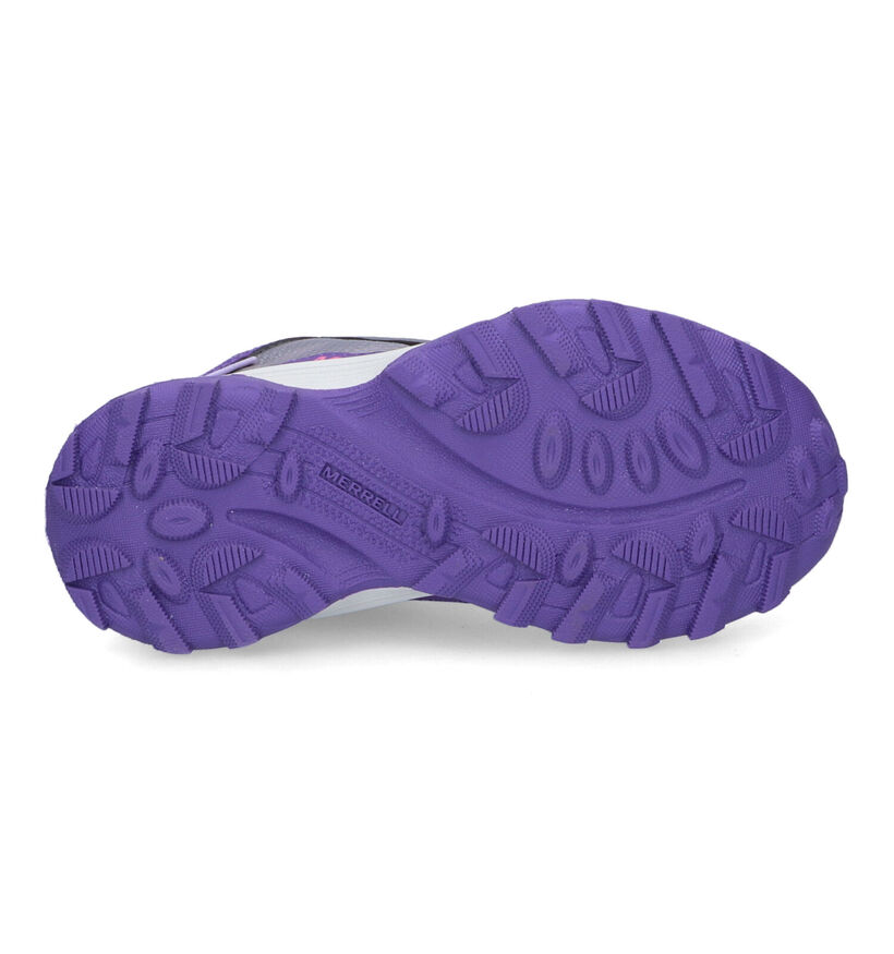 Merrell Moab Speed Mid Chaussures de randonnée en Gris pour filles (302567) - pour semelles orthopédiques