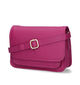 Hampton Bays Zwarte Crossbody Tas in leer (319492)