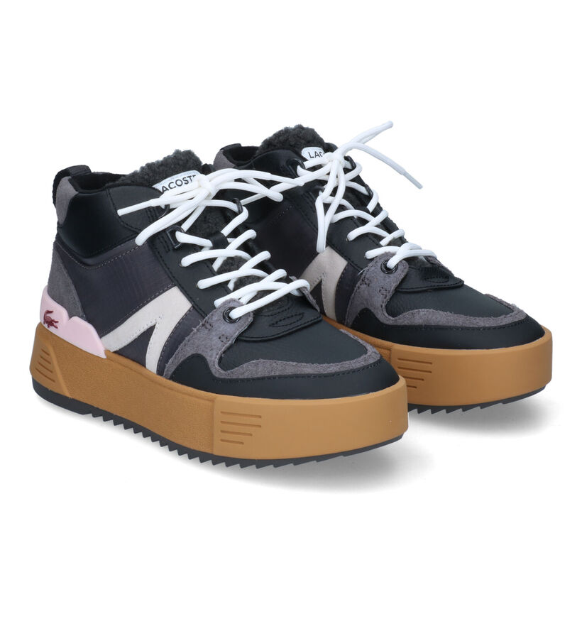 Lacoste L002 Hoge Zwarte Sneakers voor dames (313497)