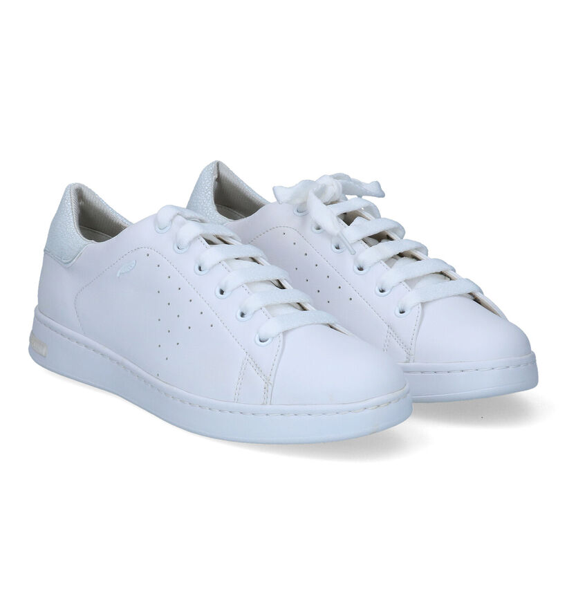 Geox Jaysen Witte Sneakers voor dames (311611) - geschikt voor steunzolen