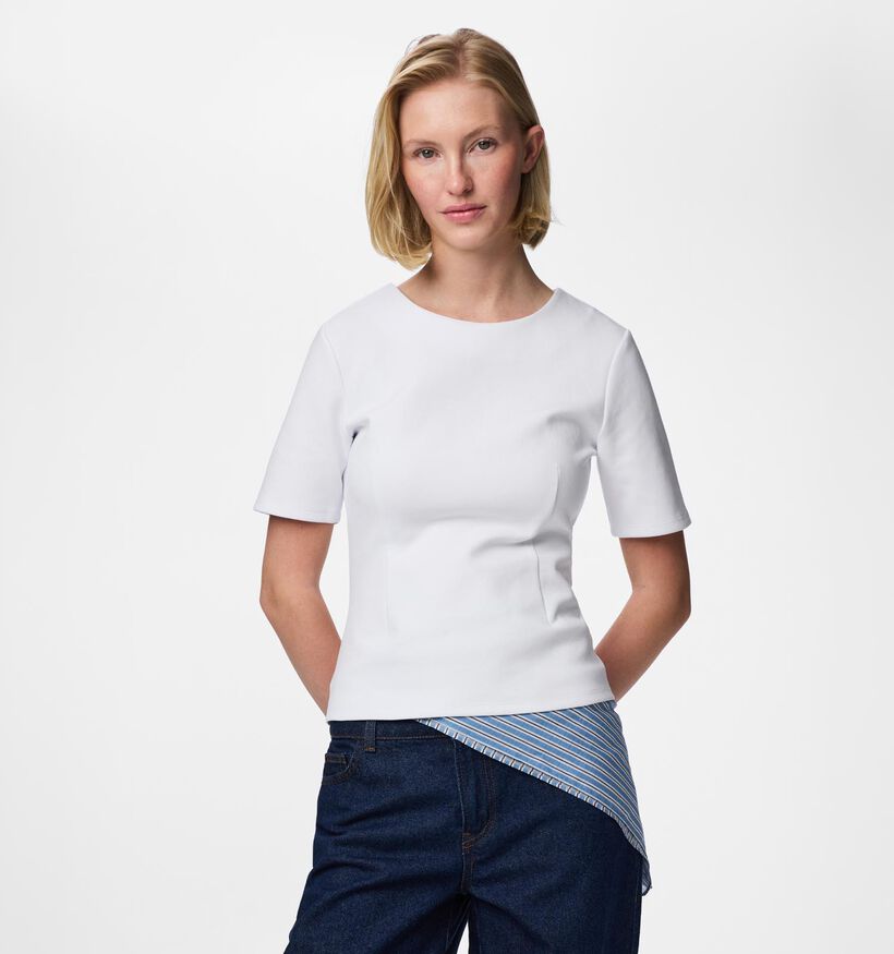 Pieces Jolanda Square Scarf Blauwe Sjaal voor dames (369230)