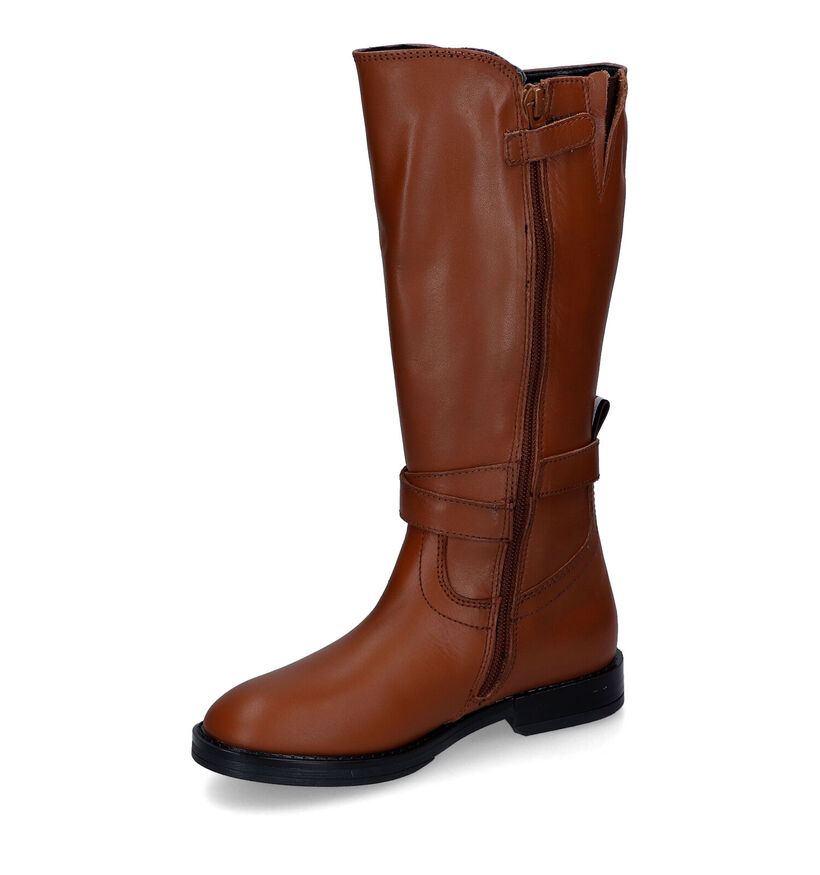 Tommy Hilfiger Bottes hautes en Cognac pour filles (314491)