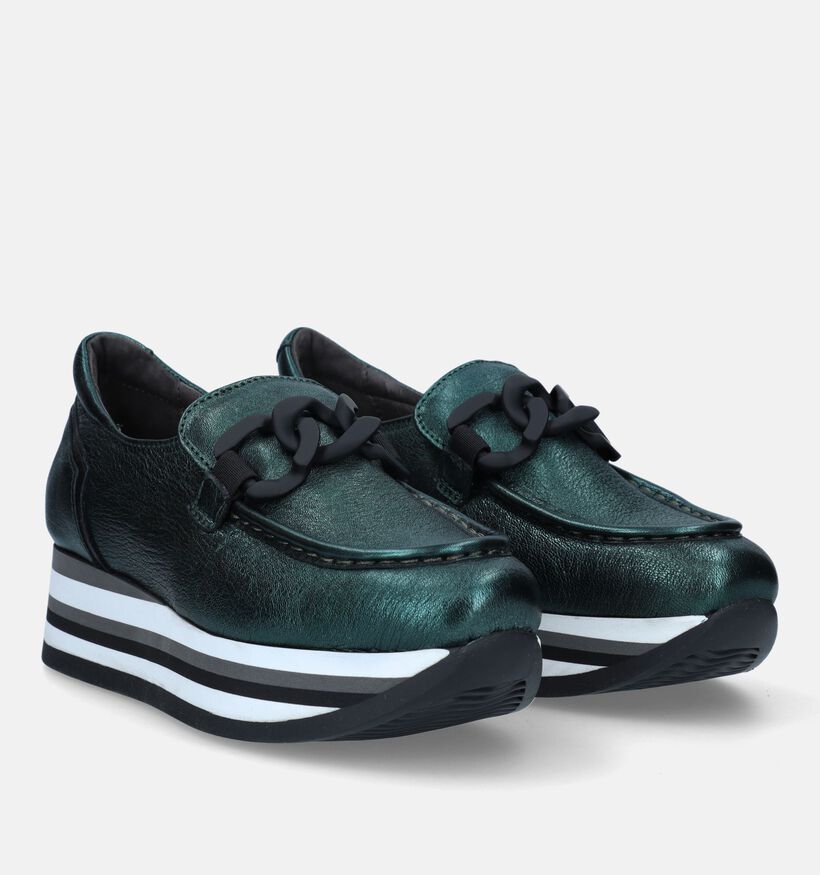 Softwaves Bronzen Instappers voor dames (332685) - geschikt voor steunzolen