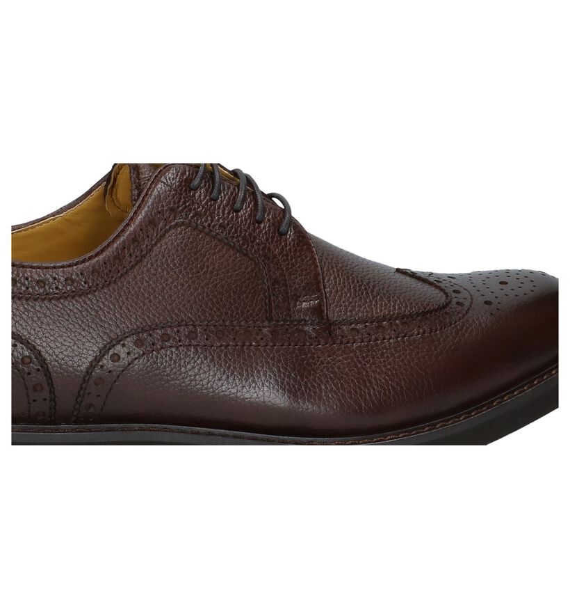 Steptronic Chaussures habillées en Brun foncé en cuir (241077)