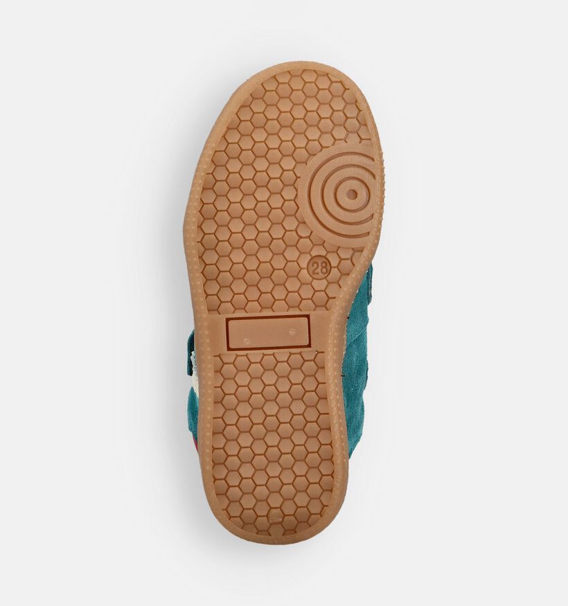 Acebos Chaussures hautes en Bleu pour filles, garçons (364940) - pour semelles orthopédiques
