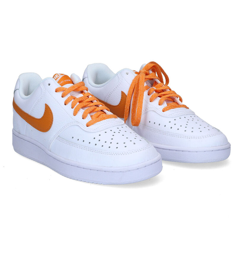 Nike Court Vision Low Baskets en Blanc pour femmes (347839)