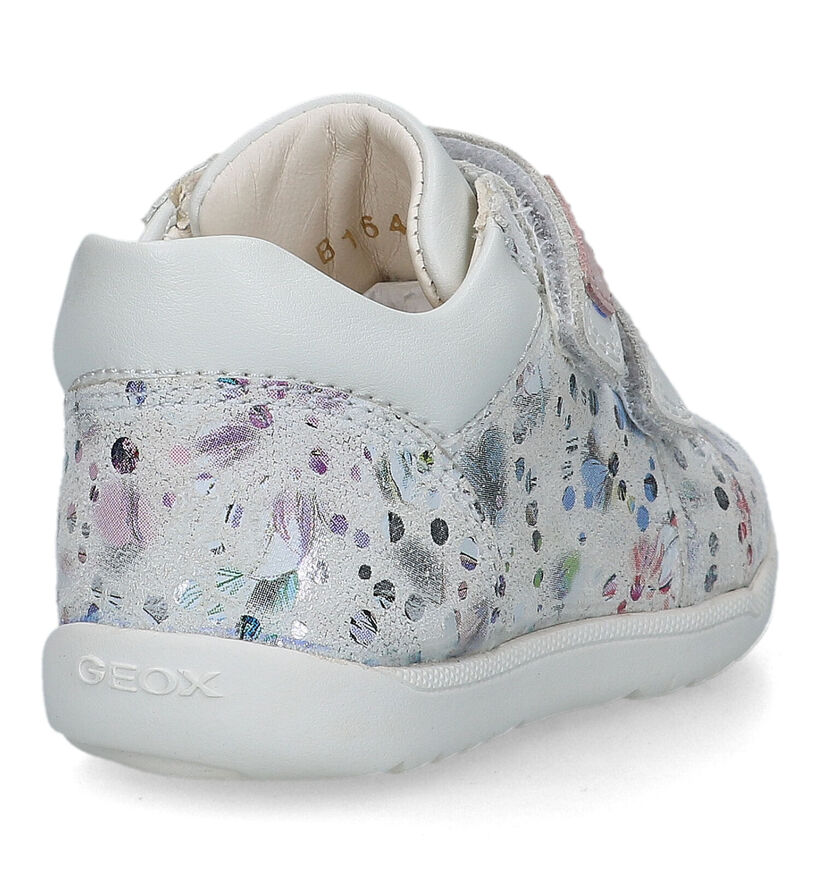 Geox Macchia Witte Babyschoentjes in leer (326562)