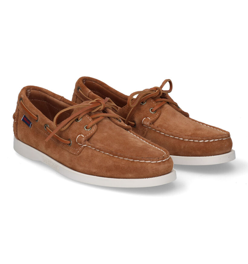 Sebago Dockside Portland Flesh Out Kaki Bootschoenen voor heren (336839)