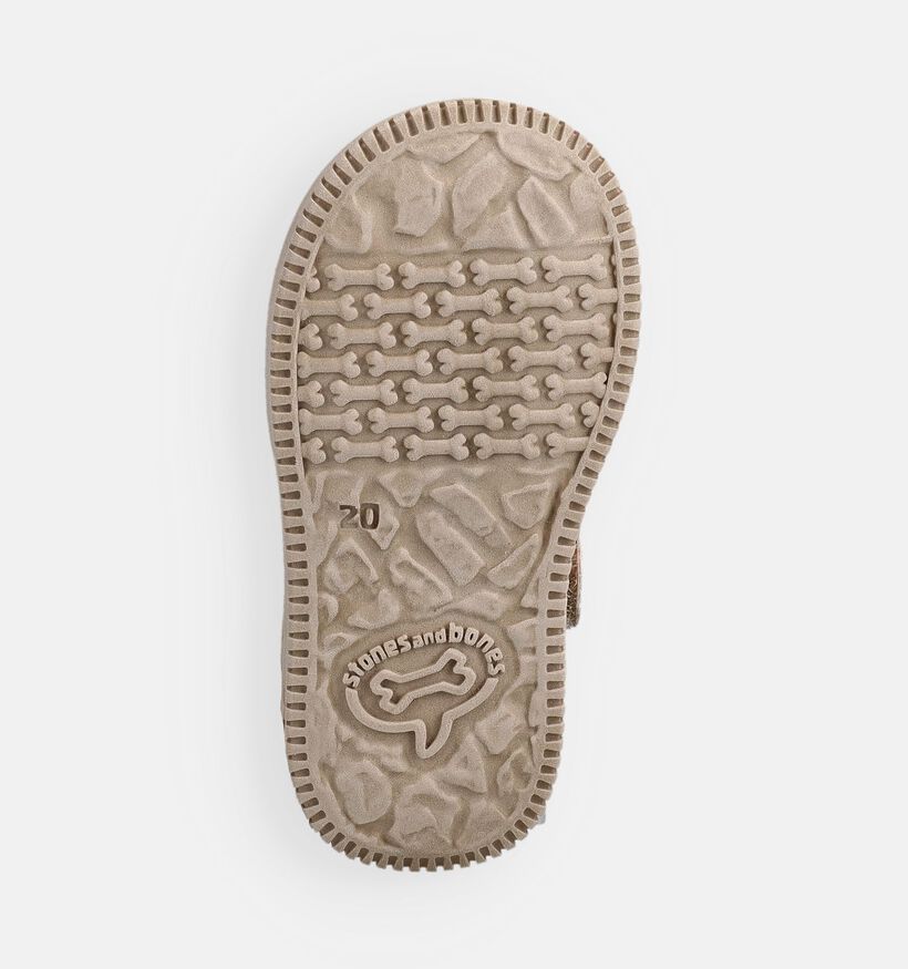 STONES and BONES Nomi Baskets pour b&eacute;b&eacute; en Blanc pour filles (373752) - pour semelles orthop&eacute;diques