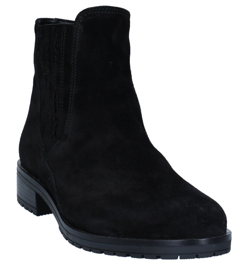 Gabor Bottines en Noir en daim (282373)