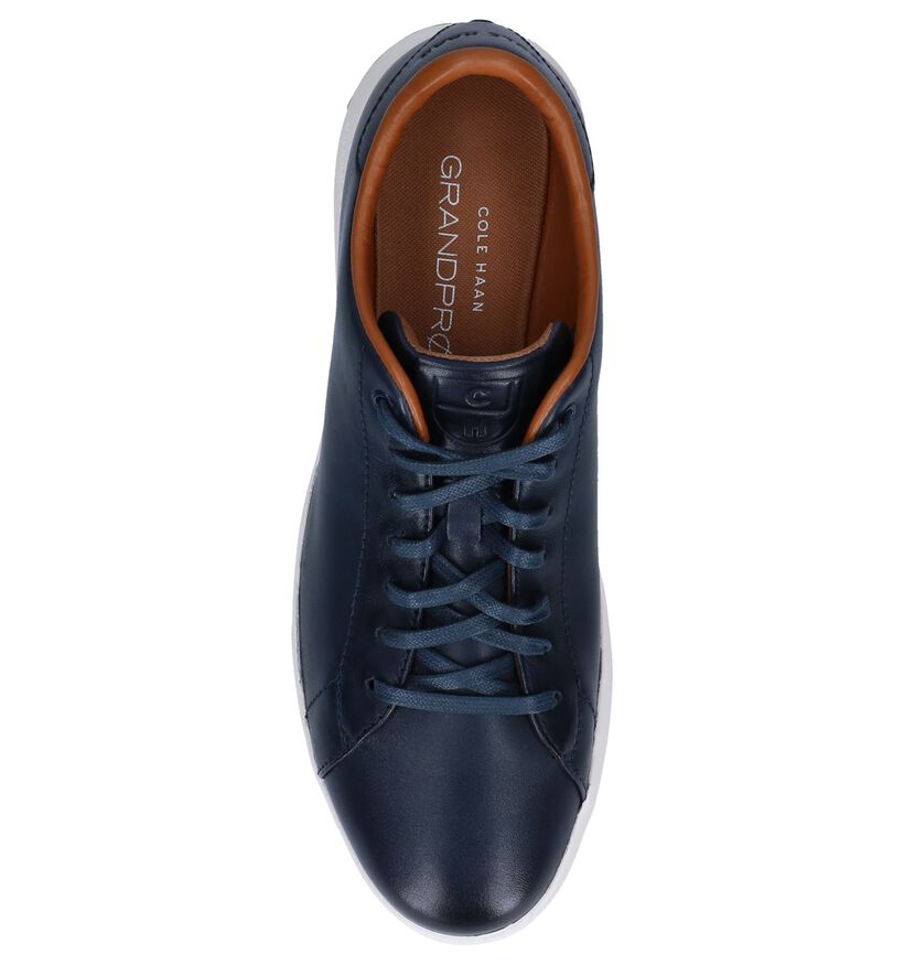 Donkerblauwe Casual Veterschoenen Cole Haan Grandpro in leer (240730)