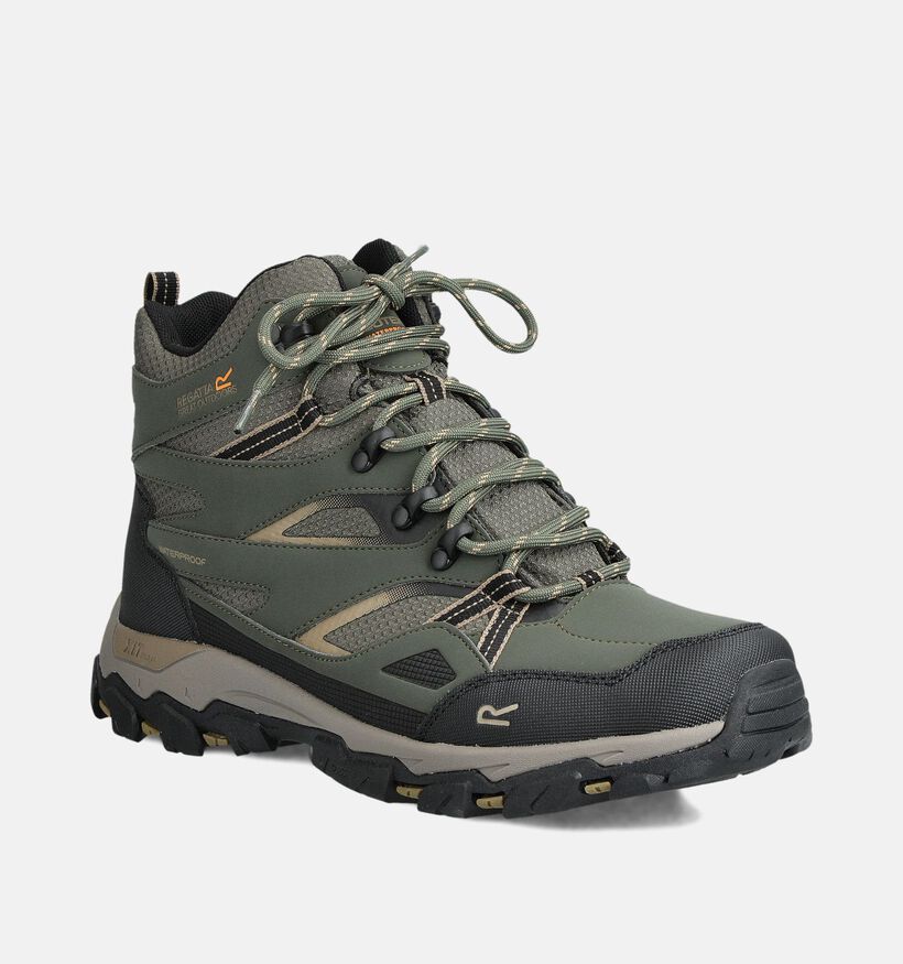 Regatta RMF 872 Kakigroene Wandelschoenen voor dames, heren (378568) - geschikt voor steunzolen