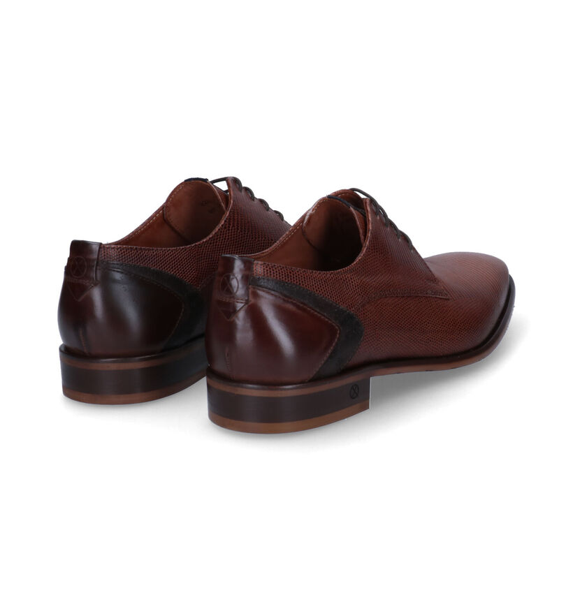 Ambiorix Dario Chaussures Habillées en Cognac pour hommes (309580)