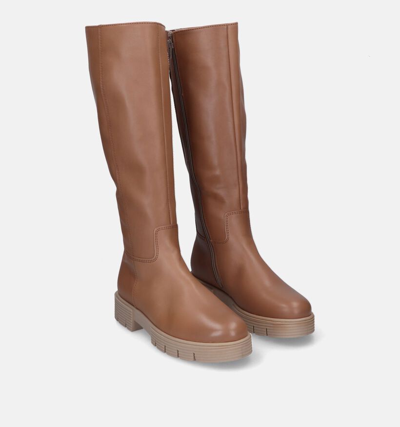 OptiFit Bottes hautes en Camel pour femmes (315160) - pour semelles orthopédiques