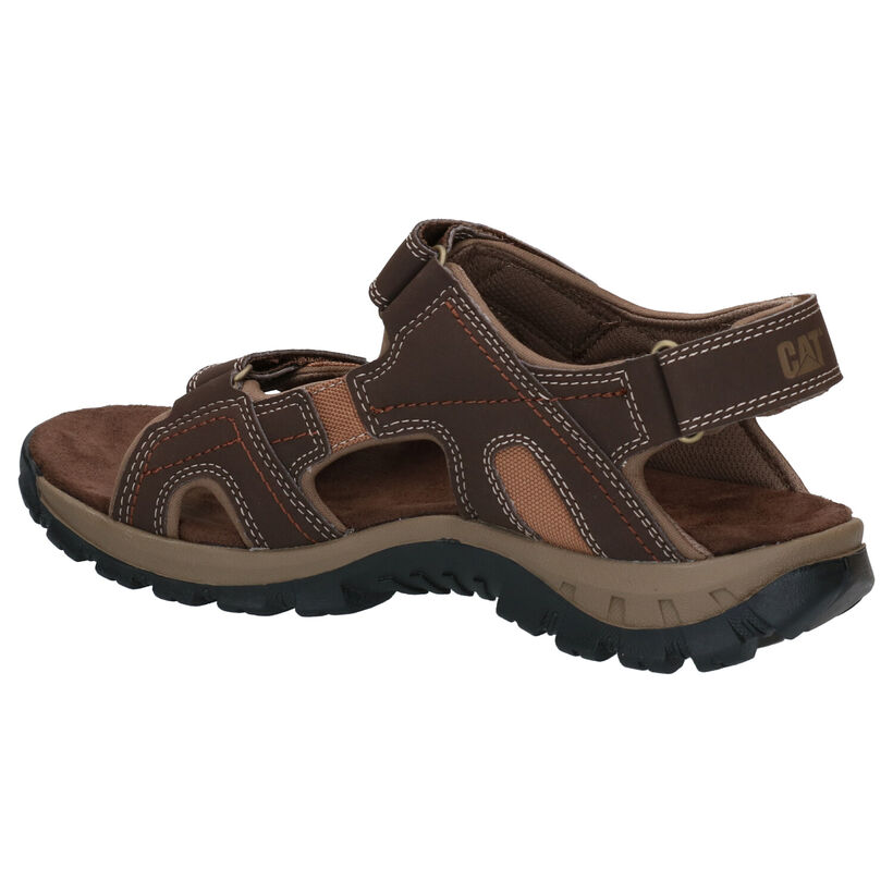 Caterpillar Giles Sandales en Brun en simili cuir (266927)