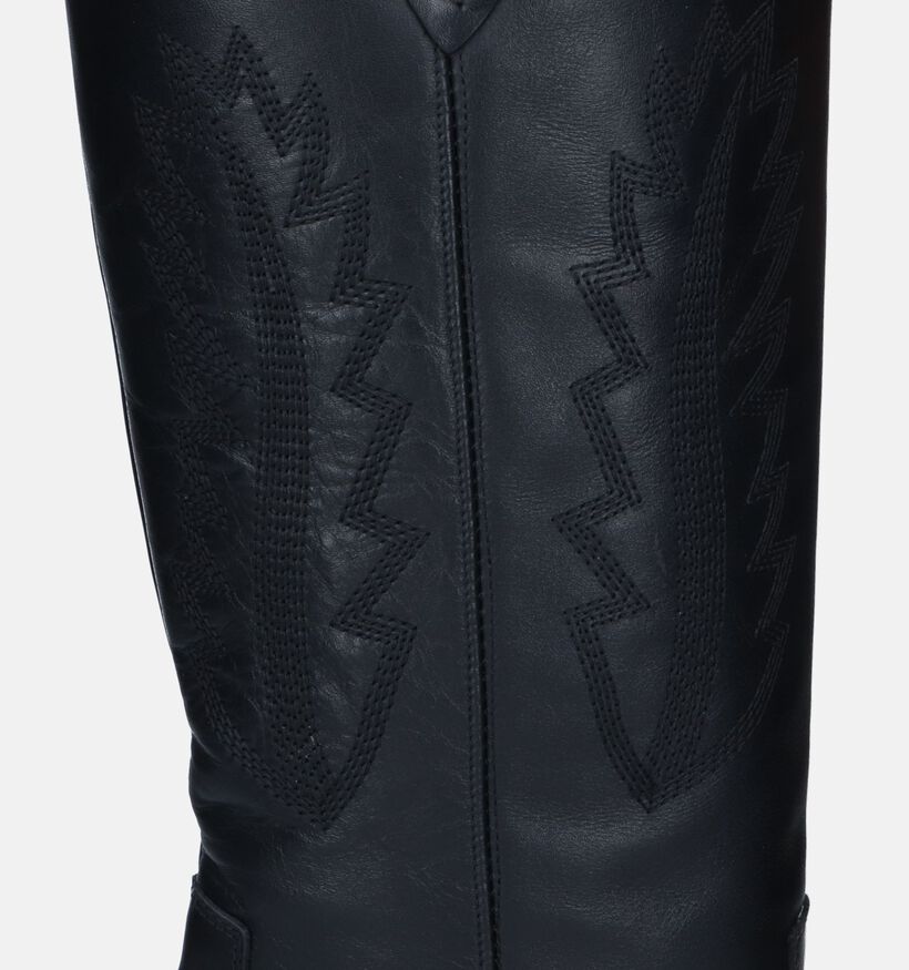 Babouche Bottes hautes en Noir pour femmes (332784)