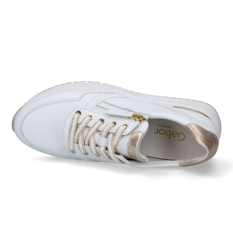 Gabor OptiFit Chaussures à lacets en Blanc pour femmes (319463) - pour semelles orthopédiques