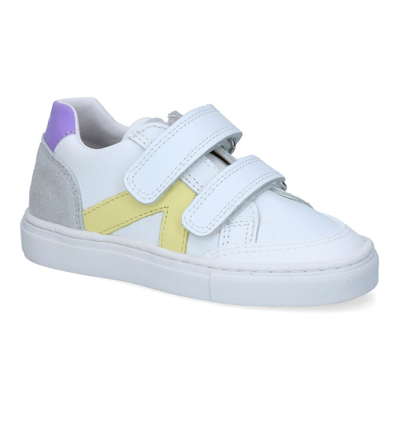 CKS Crown Chaussures à velcro en Blanc pour filles (308155) - pour semelles orthopédiques