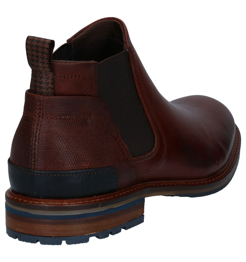 Bullboxer Cognac Cheslea Boots in leer (276987)