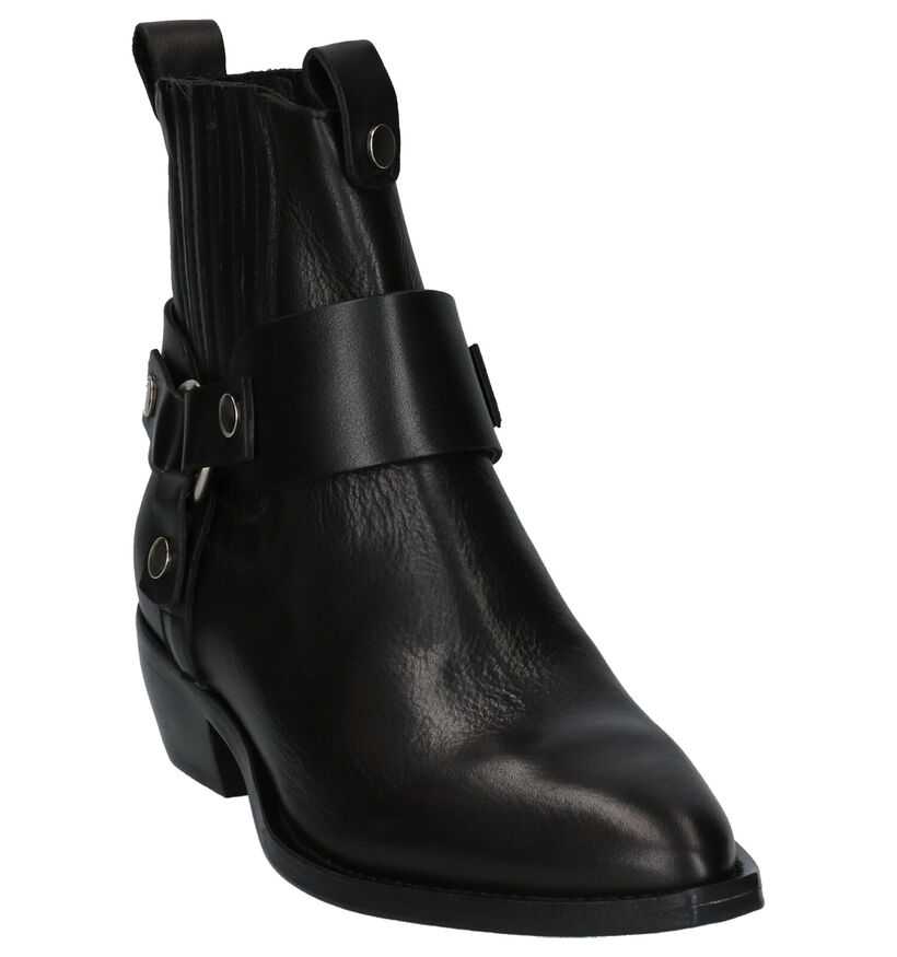 Curiosité Santiags en Noir en cuir (261188)