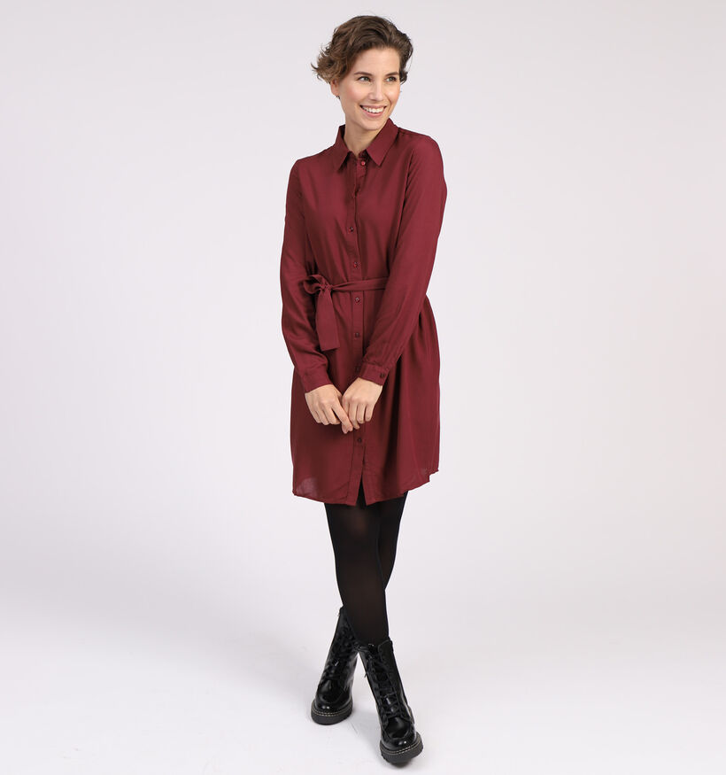 Pieces Cammie Robe en Bordeaux (308461)