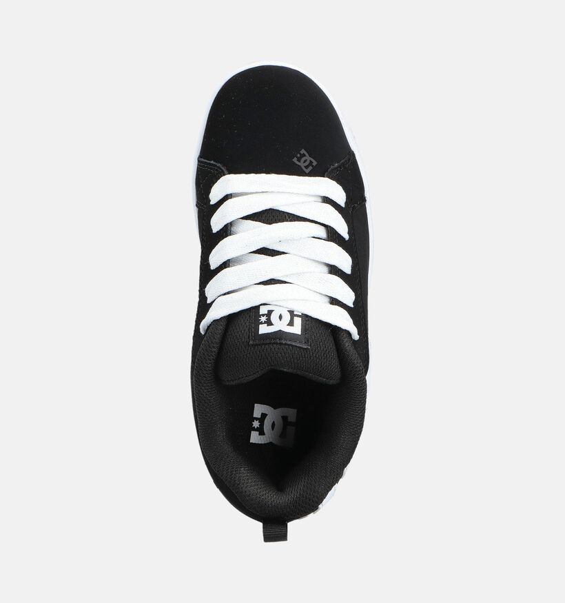 DC Shoes Court Graffik Baskets basses en Noir pour garçons (360788) - pour semelles orthopédiques