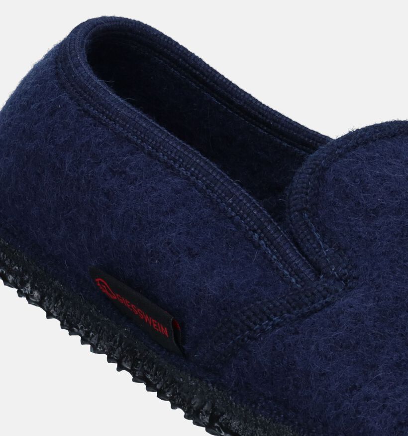 Giesswein Niederthal Pantoufles en Bleu pour hommes (333629)