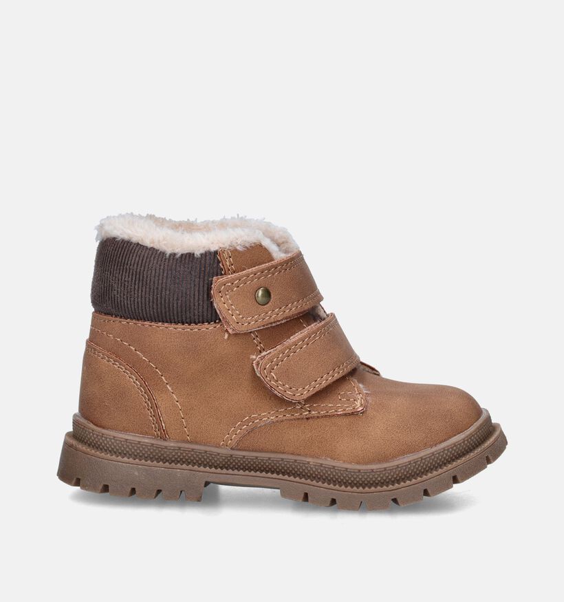Milo & Mila Cognac Babyboots voor jongens (347108) - geschikt voor steunzolen