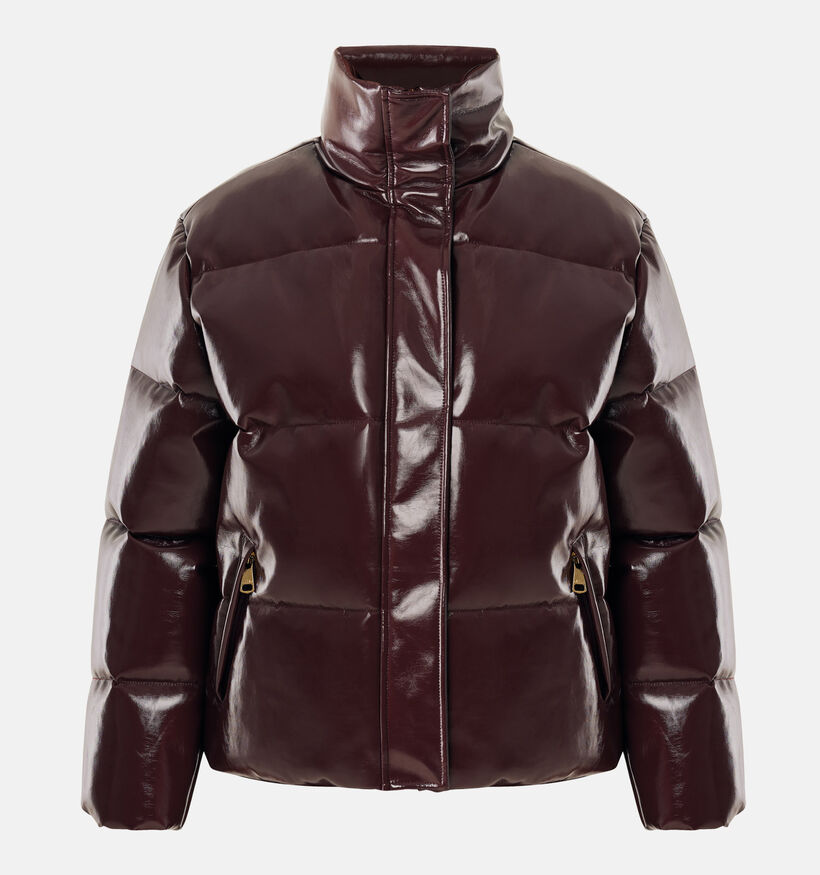Mexx Boxy Puffer Manteau en Bordeaux pour femmes (362308)