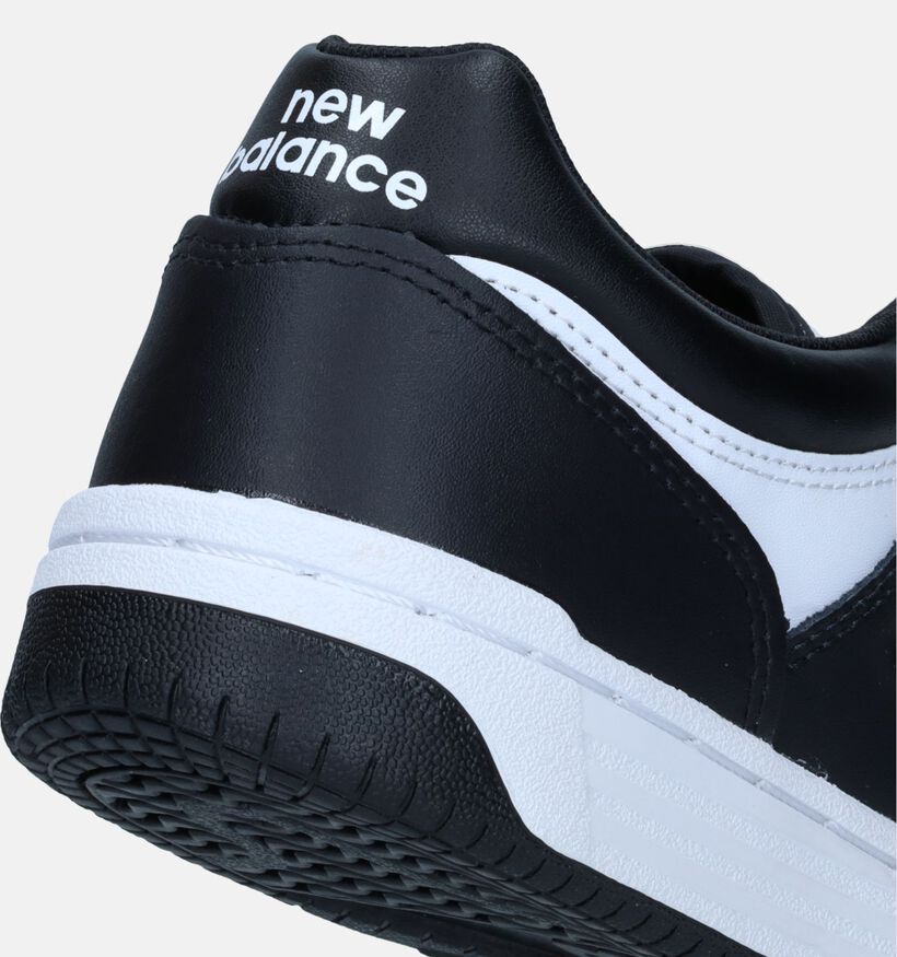 New Balance BB 480 Baskets en Noir pour femmes (327400) - pour semelles orthopédiques