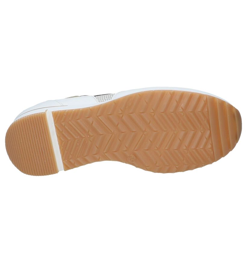 Witte Geklede Sneakers Rondinella in leer (248352)