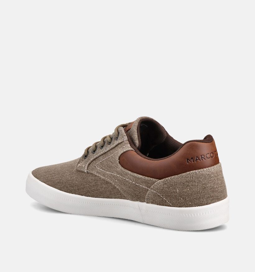 Marco Tozzi Taupe Sneakers voor heren (371660) - geschikt voor steunzolen