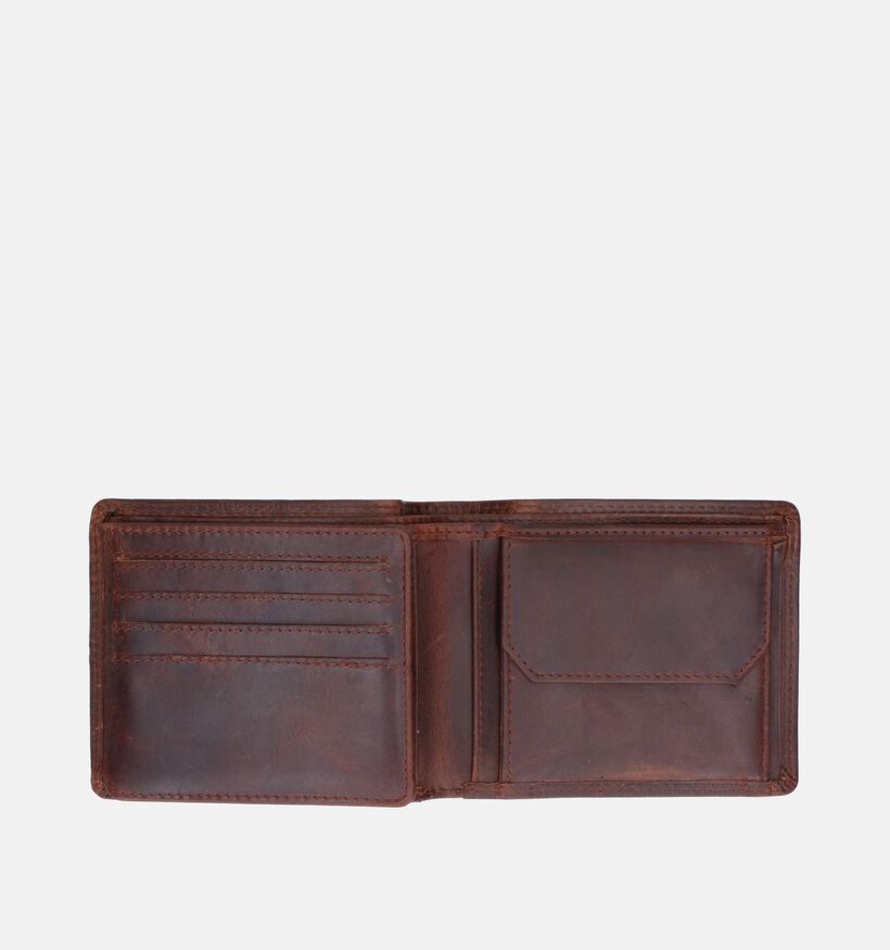 Maverick Bruine Portefeuille voor heren (358808)