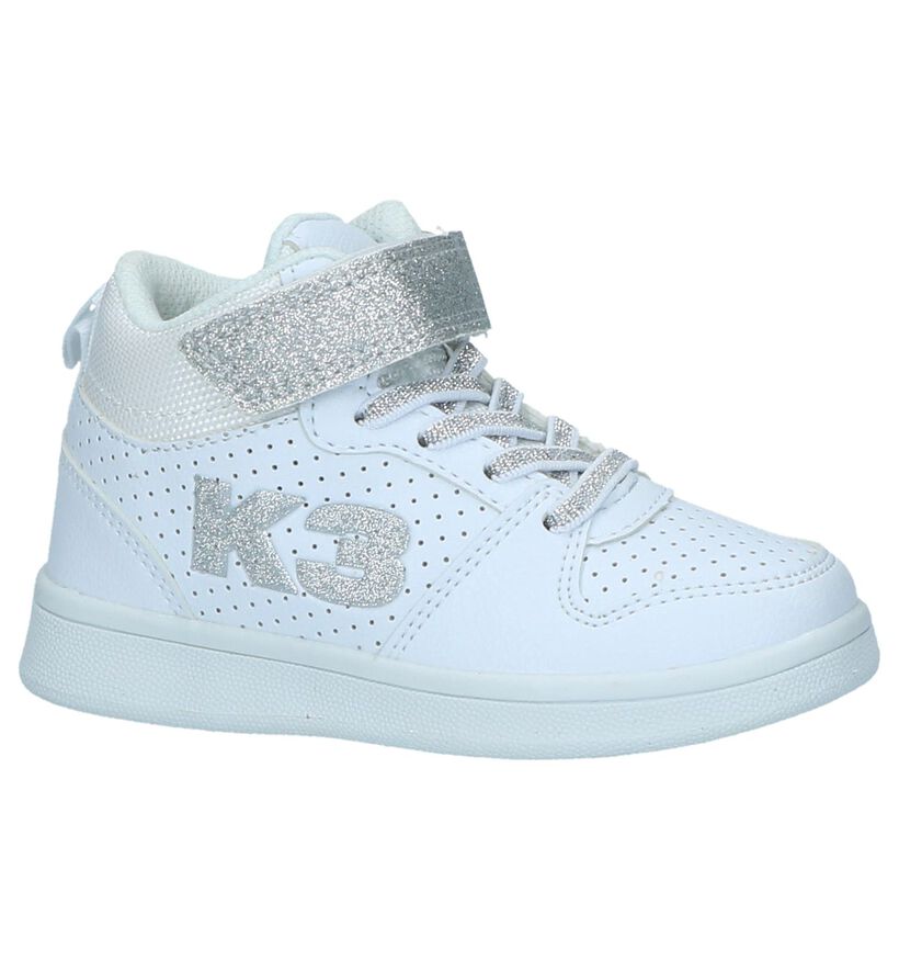 K3 Witte Hoge Sneakers in kunstleer (236947)