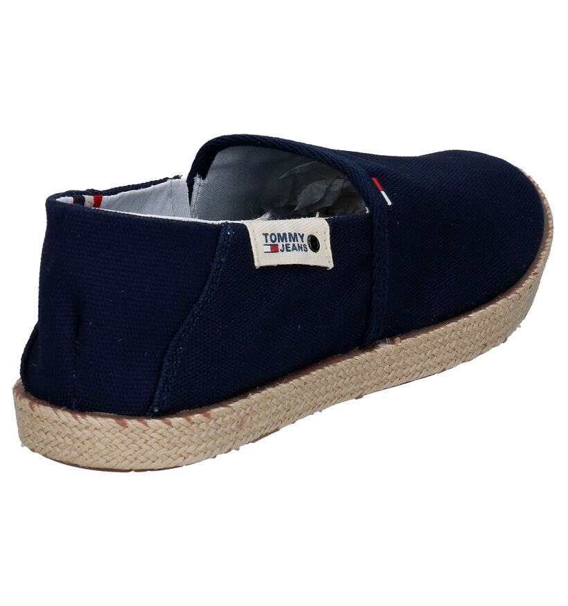 Tommy Hilfiger Blauwe Instappers in stof (268640)