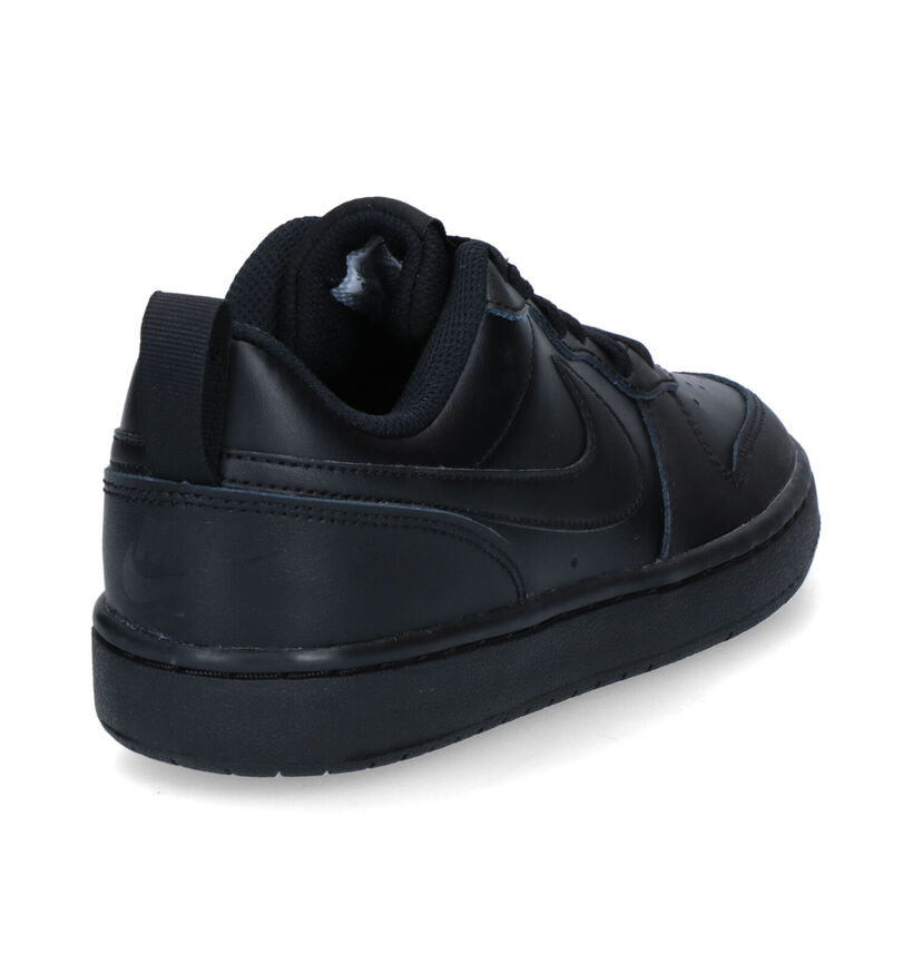 Nike Court Borough Low 2 GS Zwarte Sneakers voor jongens, meisjes (334916)