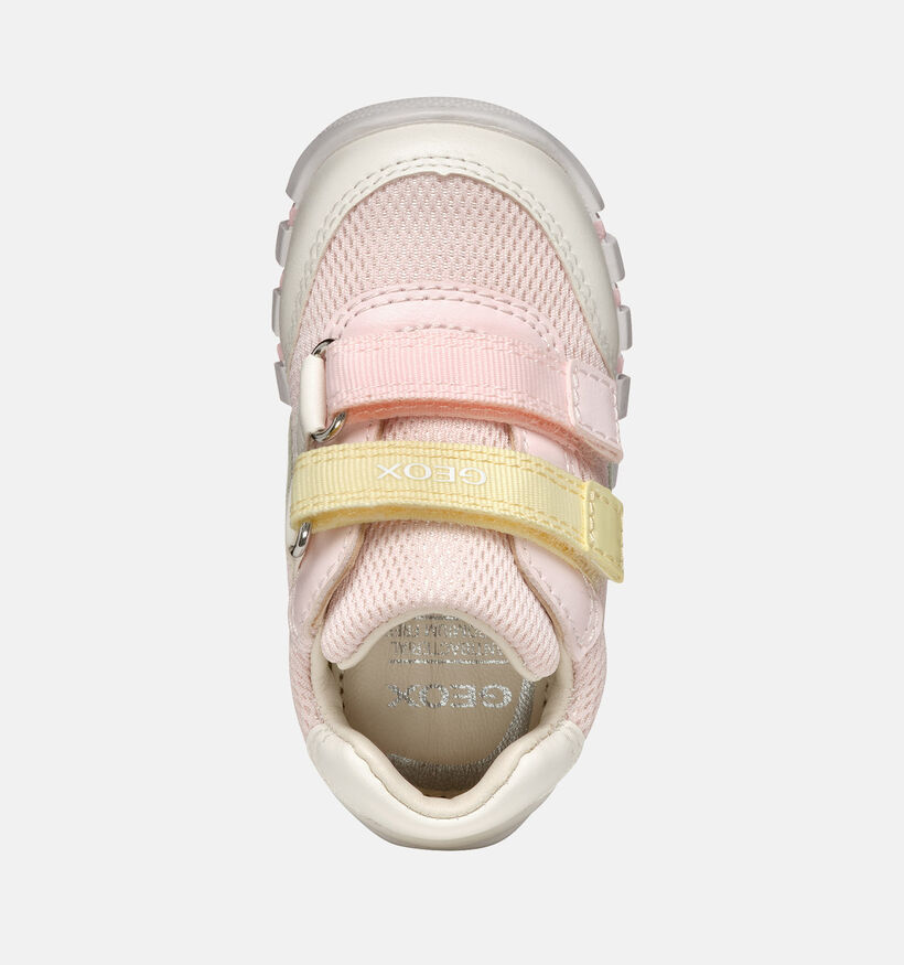 Geox Iupidoo Baskets en Rose pour filles (351925) - pour semelles orthopédiques