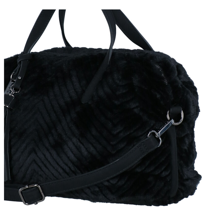 Tamaris Bettina Sac à main en Noir en textile (280623)