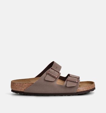 Birkenstock Arizona Nu-pieds mocca/Gray Taupe/Velvet Gray/stone/Velvet Gray/Black Buckles