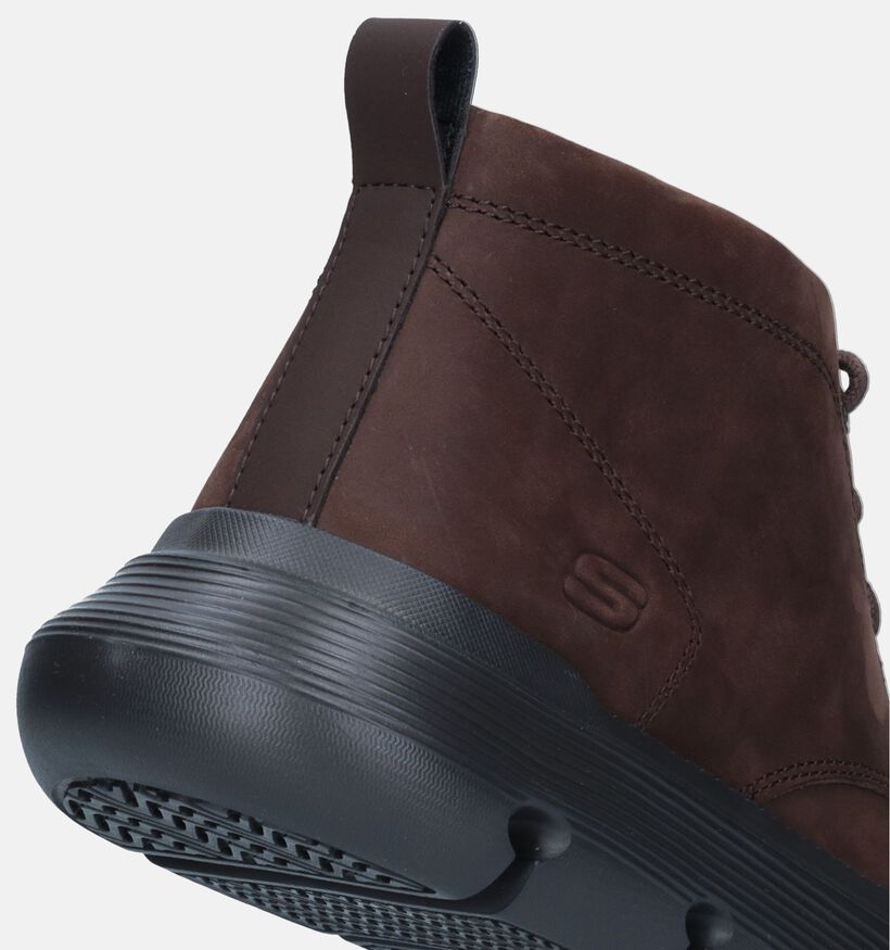 Skechers Garza Fontaine Bruine Hoge Schoenen voor heren (328121)